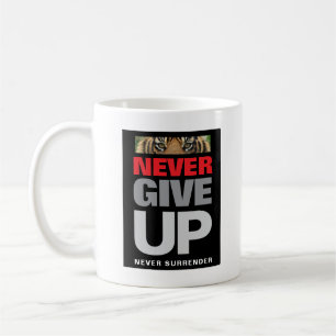 Mug Citation Motivationnelle N'abandonne jamais abando
