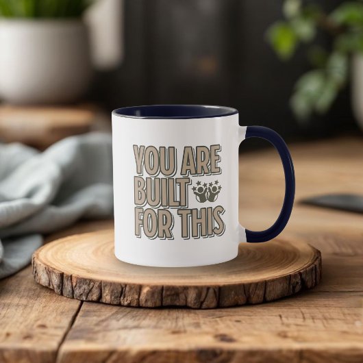 Mug Citation Motivationnelle Positive Céramique Café