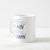 Mug Citation Motivationnelle Simple Typographie manusc (Devant gauche)