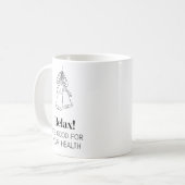 Mug Citation Motivationnelle Thème de Noël (Devant gauche)