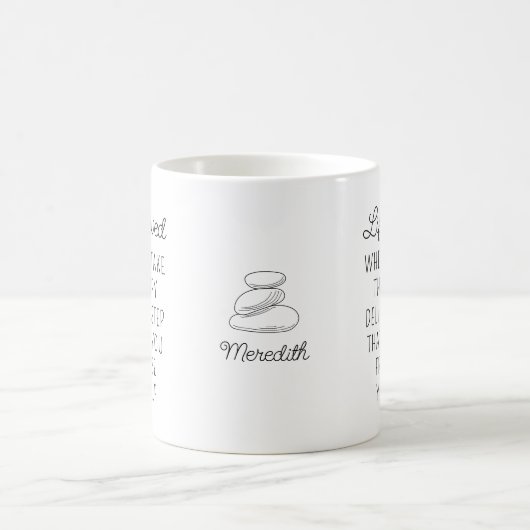 Mug Citation Motivationnelle Zen Stones (Centre)