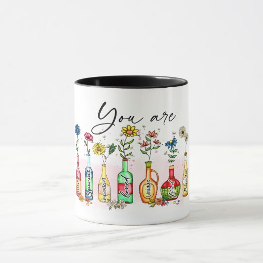 MUG CITATION MOTIVÉE COLORÉE (Centre)