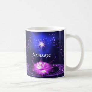 Mug Citation Namaste Purple Cryple Lotus & Star Cup