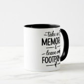 Mug Citation « Ne prendre que des souvenirs, laisser q (Devant droit)