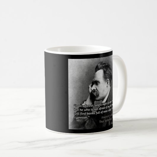Mug Citation Nietzsche (Devant droit)