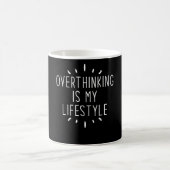 Mug Citation Overthinker drôle Overthinking (Centre)