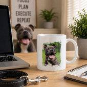 Mug Citation Papa Chien Drôle Reste à la Maison