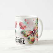 Mug Citation Papillon Inspirante (Devant droit)