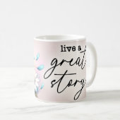 Mug Citation papillon inspirante (Devant droit)
