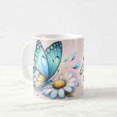 Mug Citation papillon inspirante (Devant gauche)