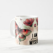 Mug Citation Papillon Inspirante (Devant gauche)