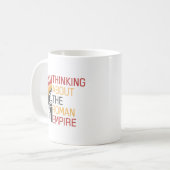 Mug Citation Penser à propos de l'Empire romain Casque (Devant gauche)