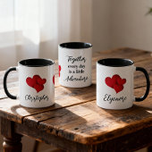Mug Citation personnalisée d'aventure ensemble chaque 