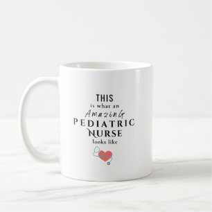 Mug Citation personnalisée d'infirmière pédiatrique av