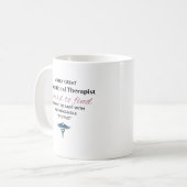 Mug Citation personnalisée d'un excellent ergothérapeu (Devant gauche)