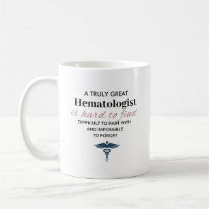 Mug Citation personnalisée d'un excellent hématologue