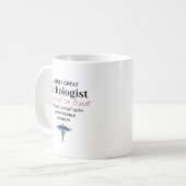 Mug Citation personnalisée d'un grand pathologiste (Devant gauche)