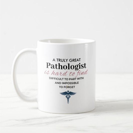 Mug Citation personnalisée d'un grand pathologiste (Gauche)