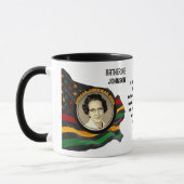 Mug Citation personnalisée Mois de l'histoire des Noir (Gauche)