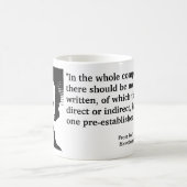 Mug Citation Poe sur l'écriture de nouvelles (Centre)