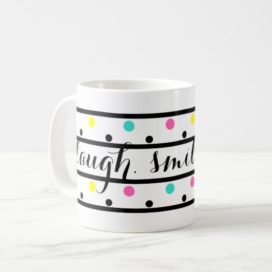 Mug Citation Pois noire (Devant gauche)