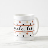 Mug Citation Pois Terra Cotta Sand (Devant droit)