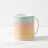 Mug Citation Positive Pastel Faites Ce Qui Vous Rend H (Devant droit)
