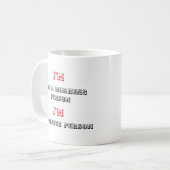 Mug Citation pour boire du café - (Devant gauche)