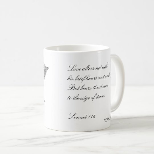 Mug Citation Pour L Anniversaire Du Mariage Fleur Vin Zazzle Be