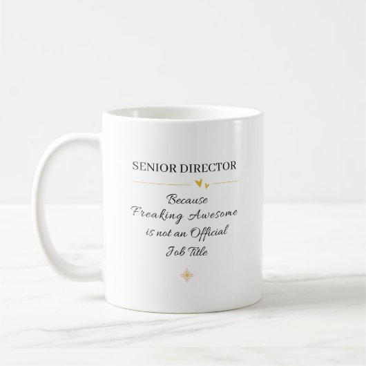 Mug Citation pour le bureau de directeur principal (Gauche)