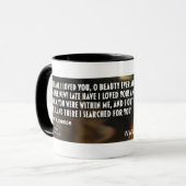 Mug Citation religieuse catholique de Saint Augustin (Devant gauche)