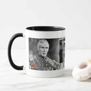 Mug Citation religieuse catholique évêque Fulton She