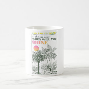 Mug Citation rétro d'inspiration pour prendre soin de
