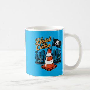 Mug Citation Rétro Soulever Le Cône Drôle Vintage Lavé