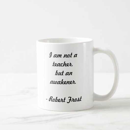 Mug Citation Robert Frost (Droite)