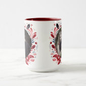 Mug Citation romantique "Soyez à moi" Coeur rouge fonc (Centre)
