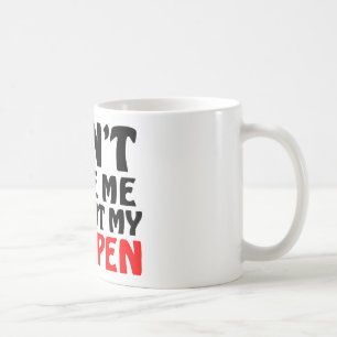 Mug Citation rouge drôle de stylo