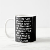 Mug Citation sarcastique drôle que les puces d'un mill (Gauche)