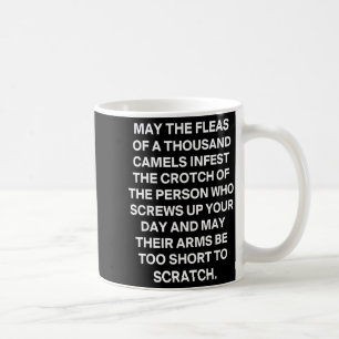 Mug Citation sarcastique drôle que les puces d'un mill