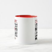 Mug Citation sarcastique n'a pas signifié de pousser v (Centre)