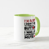 Mug Citation sarcastique n'a pas signifié de pousser v (Devant droit)