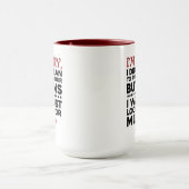 Mug Citation sarcastique n'a pas signifié de pousser v (Centre)