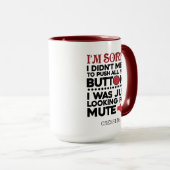 Mug Citation sarcastique n'a pas signifié de pousser v (Devant droit)