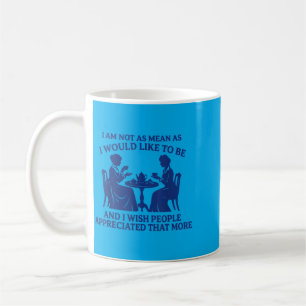 Mug Citation sarcastique pas aussi méchante que je le