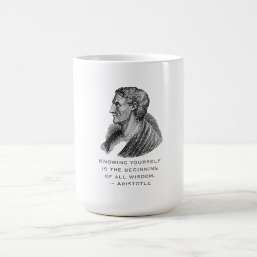 Mug Citation Se Connaissant Philosophe Aristote (Centre)