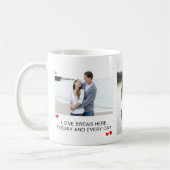 Mug Citation simple d'amour Valentines Jour 3 Collage (Gauche)