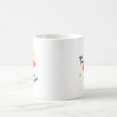 Mug Citation simple et mignonne de papillon orange aud (Centre)