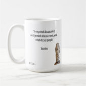 Mug Citation Socrates & Célèbres "Minds" (Gauche)