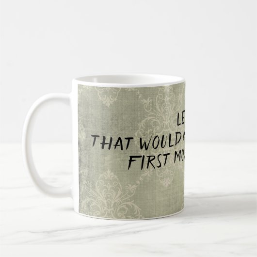 Mug Citation Socrates Première Déplacement (Gauche)