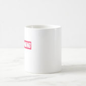 Mug Citation sur la suranalyse (Centre)